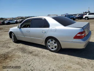 2004 Lexus LS 430 with VIN JTHBN36F040147222, listed as a Copart auction lot 69247484 with 110,251 mi miles and Salvage Title. Bid and sale history available at carsss.com. Image 2.