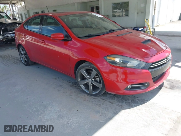 2016 Dodge Dart GT with VIN 1C3CDFEB2GD593379, listed as a IAAI auction lot 42151778 with 63,639 mi miles and . Bid and sale history available at DreamBid. Image 1.