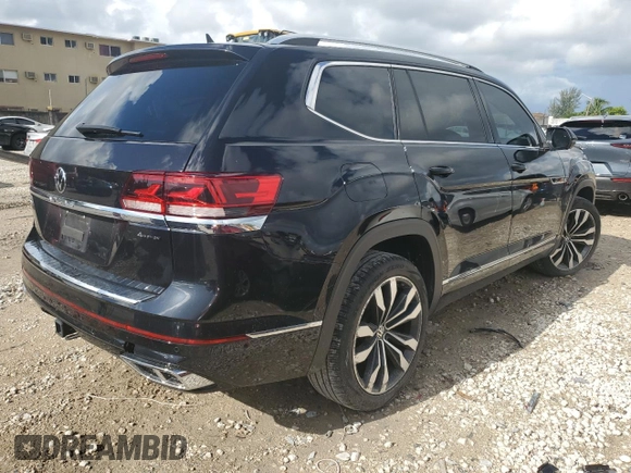 2023 Volkswagen Atlas SEL Premium R-Line z VIN 1V2FR2CA1PC501812, wystawiony jako Copart lot #68935884 z przebiegiem 42 736 mil mil oraz Szkoda całkowita • Salvage title. Historia ofert i sprzedaży dostępna na DreamBid. Obrazek 3.