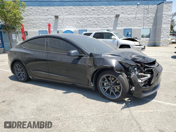 2023 Tesla Model 3 с VIN 5YJ3E1EA8PF543713, выставлен на аукционе Copart как лот 55165315 с пробегом 44 582 миль миль и Списание • Salvage title. История ставок и продаж доступна на DreamBid. Изображение 4.