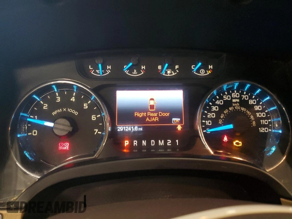 2014 Ford F-150 XL with VIN 1FTFW1EFXEKF24747, listed as a Copart auction lot 60569745 with 291,241 mi miles and Clean title. Bid and sale history available at DreamBid. Image 9.