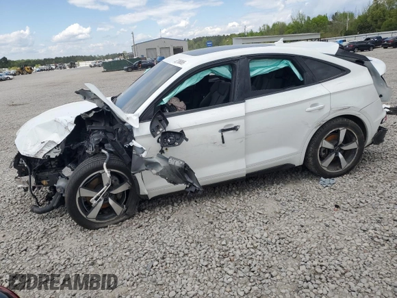 2023 Audi Q5 Sportback S line Premium Plus with VIN WA15AAFYXP2177153, listed as a Copart auction lot 52796865 with Not provided miles and Salvage title. Bid and sale history available at DreamBid. Image 1.