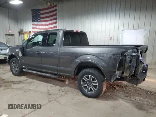 2016 Ford F-150 XLT with VIN 1FTEX1EP5GKF92460, listed as a Copart auction lot 47661165 with 127,986 mi miles and Salvage Title. Bid and sale history available at carsss.com. Image 2.