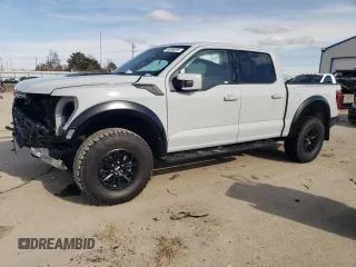 2024 Ford F-150 Raptor with VIN 1FTFW1RG7RFC23614, listed as a Copart auction lot 45560955 with 1,847 mi miles and Salvage Title. Bid and sale history available at carsss.com. Image 1.