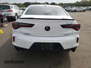 2024 Acura TLX w/A-Spec Package with VIN 19UUB6F52RA000513, listed as a Copart auction lot 70409754 with 0 mi miles and Salvage Title. Bid and sale history available at carsss.com. Image 6.