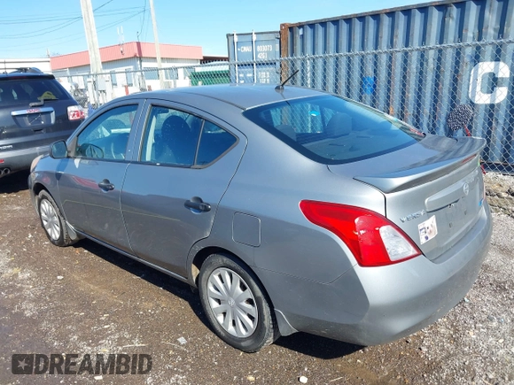 2014 Nissan Versa S Plus with VIN 3N1CN7AP8EL839703, listed as a IAAI auction lot 41598196 with 142,300 mi miles and . Bid and sale history available at DreamBid. Image 3.