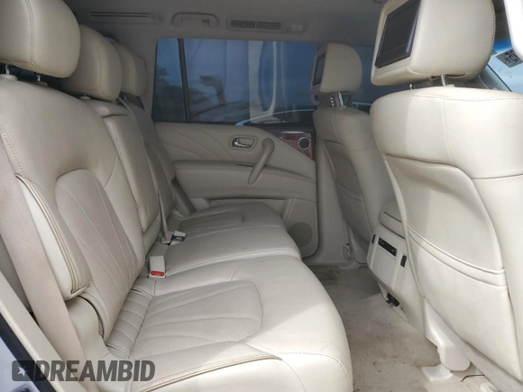 2016 Infiniti QX80 with VIN JN8AZ2NC0G9400496, listed as a Copart auction lot 43552395 with 161,648 mi miles and Salvage Title. Bid and sale history available at DreamBid. Image 11.