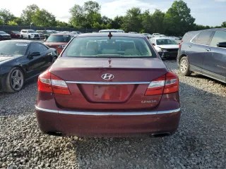 2013 Hyundai Genesis 3.8L z VIN KMHGC4DDXDU209542, wystawiony jako Copart lot #60845625 z przebiegiem 224 186 mil mil oraz Szkoda całkowita • Salvage title. Historia ofert i sprzedaży dostępna na DreamBid. Obrazek 6.
