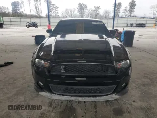 2010 Ford Mustang GT500 with VIN 1ZVBP8JS6A5114864, listed as a Copart auction lot 43198585 with 42,008 mi miles and Salvage title. Bid and sale history available at DreamBid. Image 5.