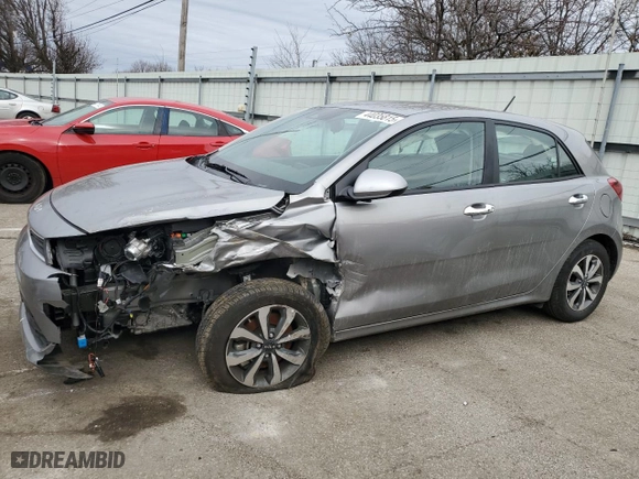 2023 Kia Rio 5-Door S with VIN 3KPA25AD1PE569194, listed as a Copart auction lot 44035815 with 10,239 mi miles and Salvage Title. Bid and sale history available at carsss.com. Image 1.
