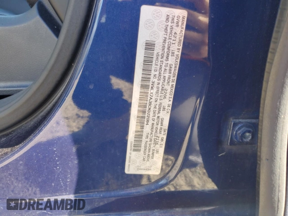 2012 Volkswagen Jetta Sedan SEL w/Sunroof with VIN 3VWLX7AJ8CM322084, listed as a Copart auction lot 48155525 with 192,992 mi miles and Salvage Title. Bid and sale history available at carsss.com. Image 12.