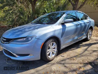 2015 Chrysler 200 Limited with VIN 1C3CCCAB0FN656088, listed as a IAAI auction lot 41710154 with 154,091 mi miles. Bid and sale history available at carsss.com. Image 1.