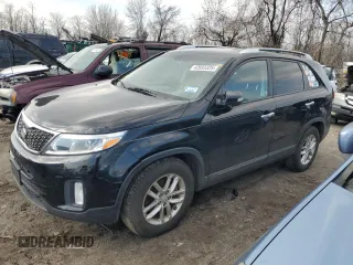 2014 Kia Sorento LX with VIN 5XYKT4A69EG434283, listed as a Copart auction lot 42693325 with 191,737 mi miles and Salvage Title. Bid and sale history available at carsss.com. Image 1.