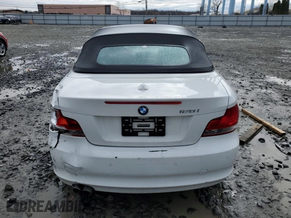 2011 BMW 1 Series 128i with VIN WBAUL7C53BVM79431, listed as a Copart auction lot 47043915 with 213,255 mi miles and Salvage title. Bid and sale history available at DreamBid. Image 6.