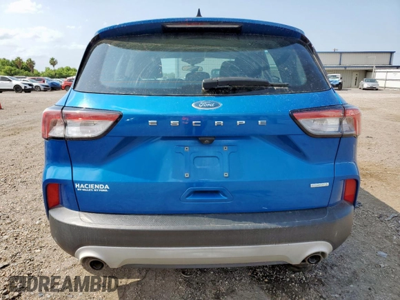 2020 Ford Escape S with VIN 1FMCU0F62LUA31742, listed as a Copart auction lot 58358045 with 28,478 mi miles and Salvage title. Bid and sale history available at DreamBid. Image 6.
