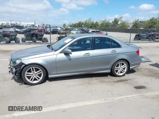 2013 Mercedes-Benz C-Class C 250 Sport with VIN WDDGF4HBXDA791251, listed as a IAAI auction lot 41917045 with 154,014 mi miles. Bid and sale history available at carsss.com. Image 15.