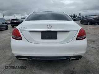 2018 Mercedes-Benz C with VIN WDDWF4JB1JR401947, listed as a Copart auction lot 48956665 with 93,467 mi miles and Salvage Title. Bid and sale history available at carsss.com. Image 6.