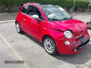 2012 FIAT 500 Lounge with VIN 3C3CFFER1CT109200, listed as a IAAI auction lot 42251271 with 82,364 mi miles and . Bid and sale history available at DreamBid. Image 1.