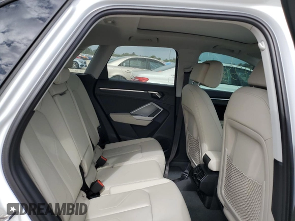 2022 Audi Q3 Premium with VIN WA1AUCF33N1096097, listed as a Copart auction lot 47819003 with 6,838 mi miles. Bid and sale history available at carsss.com. Image 11.