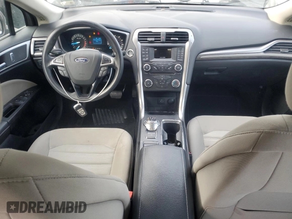 2017 Ford Fusion S with VIN 3FA6P0G71HR159328, listed as a Copart auction lot 51600035 with 97,904 mi miles and Salvage Title. Bid and sale history available at DreamBid. Image 8.