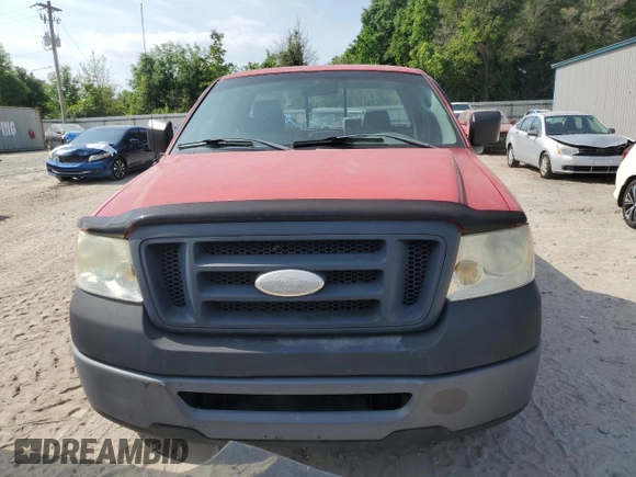 2007 Ford F-150 XL with VIN 1FTRF12247NA44414, listed as a Copart auction lot 53447705 with 144,243 mi miles and Salvage Title. Bid and sale history available at carsss.com. Image 5.