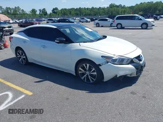 2016 Nissan Maxima S with VIN 1N4AA6AP6GC384977, listed as a IAAI auction lot 42506613 with 66,034 mi miles and . Bid and sale history available at DreamBid. Image 1.