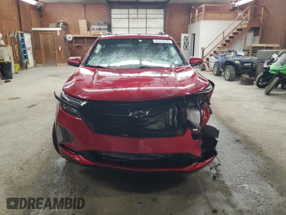 2024 Chevrolet Equinox RS с VIN 3GNAXWEG5RS105364, выставлен на аукционе Copart как лот 60456595 с пробегом 31 440 миль миль и Списание • Salvage title. История ставок и продаж доступна на DreamBid. Изображение 5.