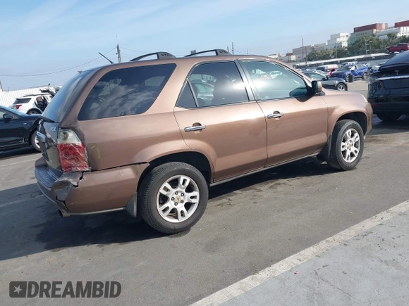 2004 Acura MDX Touring Pkg w/Navigation with VIN 2HNYD18854H511500, listed as a IAAI auction lot 41581417 with 223,757 mi miles. Bid and sale history available at carsss.com. Image 4.