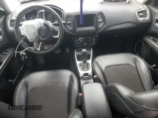 2018 Jeep Compass Latitude with VIN 3C4NJCBB3JT134038, listed as a Copart auction lot 57570015 with 72,610 mi miles and Salvage title. Bid and sale history available at DreamBid. Image 8.