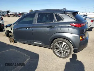 2021 Hyundai Kona Ultimate with VIN KM8K5CA56MU729443, listed as a Copart auction lot 45994575 with 28,042 mi miles and Salvage Title. Bid and sale history available at carsss.com. Image 2.