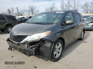 2012 Toyota Sienna LE AAS with VIN 5TDKK3DC4CS198592, listed as a Copart auction lot 49094425 with 113,365 mi miles and Salvage Title. Bid and sale history available at carsss.com. Image 1.