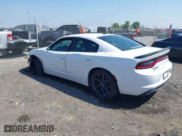 2019 Dodge Charger SXT with VIN 2C3CDXBG2KH505108, listed as a IAAI auction lot 41978890 with 45,394 mi miles. Bid and sale history available at carsss.com. Image 3.