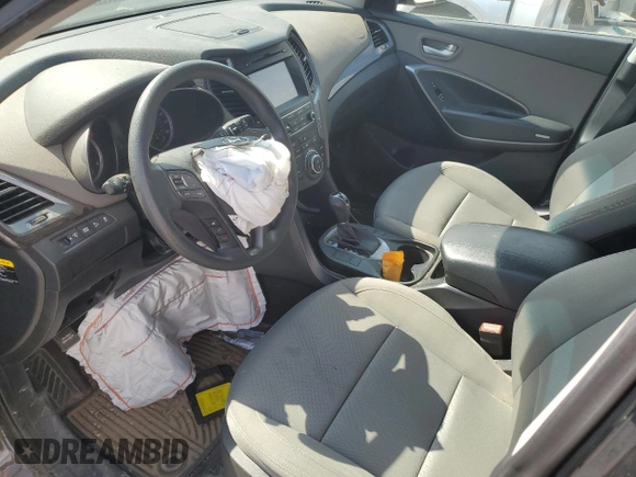 2017 Hyundai Santa Fe 2.4L with VIN 5NMZU3LB3HH011340, listed as a Copart auction lot 59177895 with 162,679 mi miles and Salvage title. Bid and sale history available at DreamBid. Image 8.