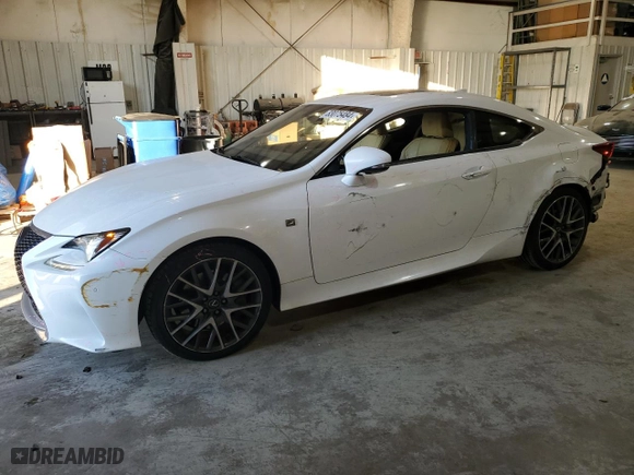 2016 Lexus RC 200t with VIN JTHHA5BCXG5004637, listed as a Copart auction lot 83075484 with 140,512 mi miles and Salvage Title. Bid and sale history available at carsss.com. Image 1.