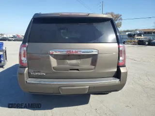 2015 GMC Yukon Denali with VIN 1GKS1CKJ2FR665259, listed as a Copart auction lot 75829894 with 193,376 mi miles and Salvage Title. Bid and sale history available at carsss.com. Image 6.