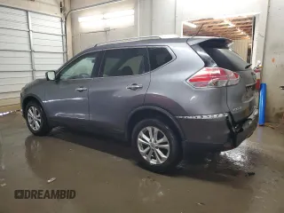 2016 Nissan Rogue S with VIN KNMAT2MT9GP598487, listed as a Copart auction lot 54503715 with 97,051 mi miles and Salvage Title. Bid and sale history available at carsss.com. Image 2.