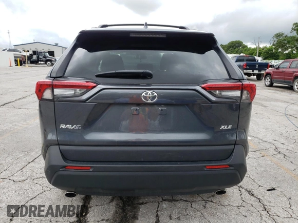 2021 Toyota RAV4 XLE Premium with VIN 2T3C1RFV5MC132613, listed as a Copart auction lot 59690715 with 15,491 mi miles and Salvage title. Bid and sale history available at DreamBid. Image 6.