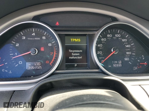 2015 Audi Q7 3.0T Premium Plus with VIN WA1LGBFE1FD022169, listed as a Copart auction lot 50714875 with 90,939 mi miles and Salvage Title. Bid and sale history available at carsss.com. Image 9.
