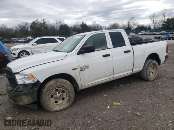2019 Ram 1500 Classic Express with VIN 1C6RR6FT1KS722884, listed as a Copart auction lot 44250585 with 61,857 mi miles and Salvage Title. Bid and sale history available at carsss.com. Image 1.