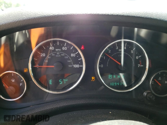 2018 Jeep Wrangler JK Unlimited Sport S with VIN 1C4BJWDG4JL863268, listed as a Copart auction lot 54135124 with 109,417 mi miles and Salvage Title. Bid and sale history available at carsss.com. Image 9.