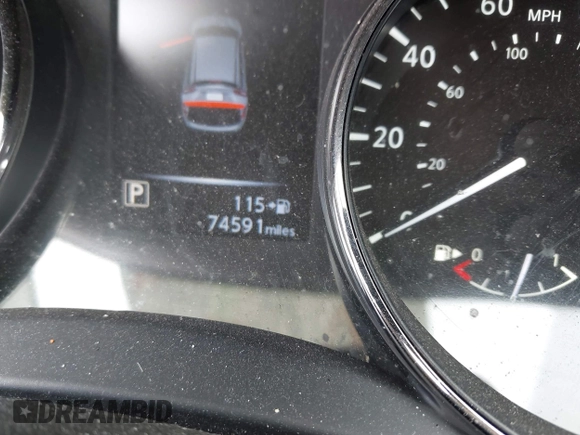 2017 Nissan Rogue S with VIN JN1BJ1CP2HW017091, listed as a IAAI auction lot 41906749 with 74,591 mi miles and . Bid and sale history available at DreamBid. Image 16.