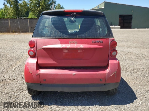 2009 Smart fortwo Pure with VIN WMEEJ31X29K236894, listed as a Copart auction lot 60328875 with 109,337 mi miles and Clean title. Bid and sale history available at DreamBid. Image 6.