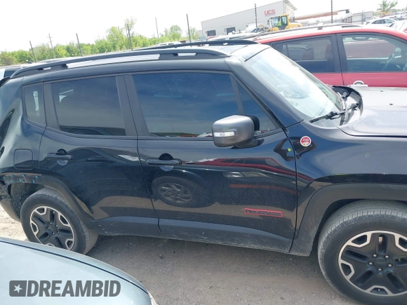 2016 Jeep Renegade Trailhawk with VIN ZACCJBCT3GPD11390, listed as a IAAI auction lot 42038160 with 91,302 mi miles and . Bid and sale history available at carsss.com. Image 14.