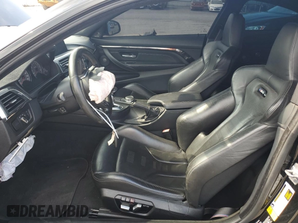 2018 BMW M4 with VIN WBS4Y9C57JAG66687, listed as a Copart auction lot 59283414 with 86,029 mi miles and Salvage Title. Bid and sale history available at carsss.com. Image 7.