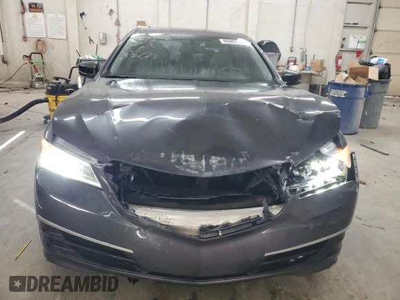 2015 Acura TLX with VIN 19UUB1F39FA010534, listed as a Copart auction lot 86807704 with 132,376 mi miles and Salvage title. Bid and sale history available at DreamBid. Image 5.