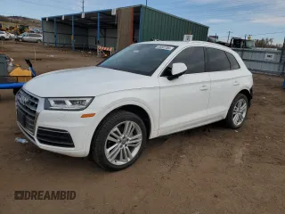 2018 Audi Q5 Premium Plus with VIN WA1BNAFY2J2239773, listed as a Copart auction lot 49991785 with 69,763 mi miles and Salvage Title. Bid and sale history available at carsss.com. Image 1.