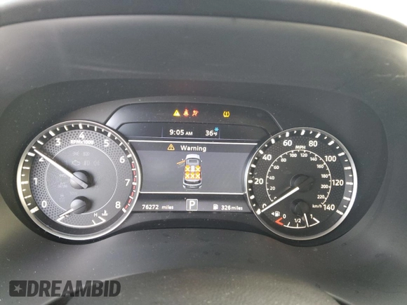 2021 Nissan Armada SL z VIN JN8AY2BC8M9145034, wystawiony jako Copart lot #42877325 z przebiegiem 76 272 mil mil oraz Szkoda całkowita • Salvage title. Historia ofert i sprzedaży dostępna na DreamBid. Obrazek 9.