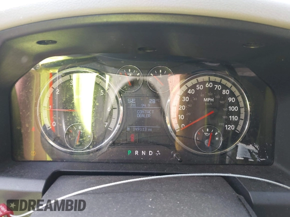 2009 Dodge 1500 Laramie with VIN 1D3HV13T49J526520, listed as a IAAI auction lot 42199548 with 149,113 mi miles and . Bid and sale history available at DreamBid. Image 7.