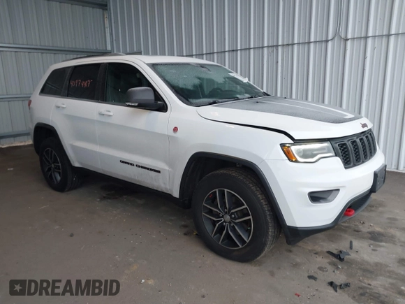 2018 Jeep Grand Cherokee Trailhawk with VIN 1C4RJFLGXJC264438, listed as a IAAI auction lot 40974417 with 117,717 mi miles and . Bid and sale history available at DreamBid. Image 1.