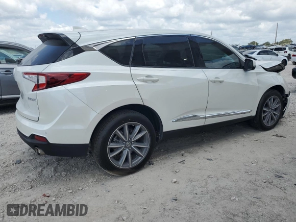 2019 Acura RDX Technology with VIN 5J8TC1H5XKL010600, listed as a Copart auction lot 53722555 with 89,146 mi miles and Salvage title. Bid and sale history available at DreamBid. Image 3.